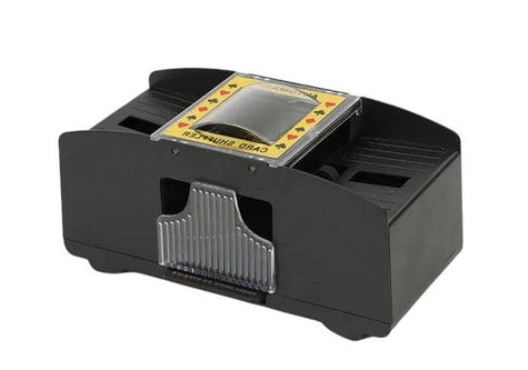Automatic Card Shuffler | Supports Up to Six Decks, USB or AA Battery Powered | Reduced-Noise Motor for Card Games