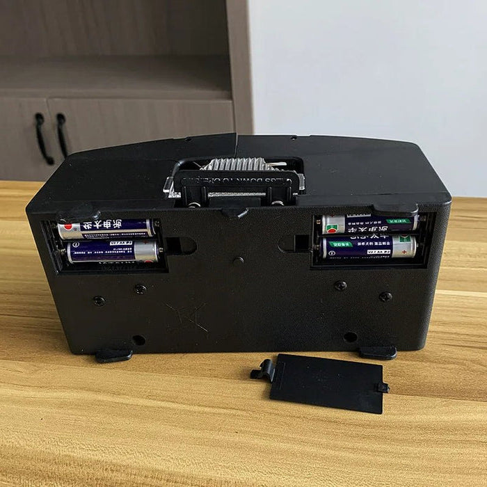 Automatic Card Shuffler | Supports Up to Six Decks, USB or AA Battery Powered | Reduced-Noise Motor for Card Games