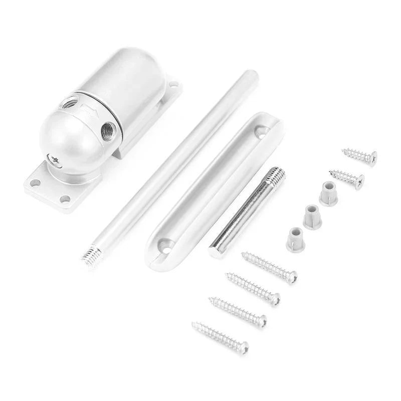 Automatic Door Closer | Quiet Cushioned Closing Mechanism | Reduces Drafts, Noise &amp; Energy Loss in Home Interiors
