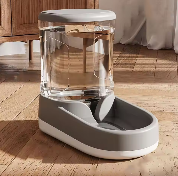 Automatic Food and Water Dispenser Set | Self-Refilling, Tilted Bowls | BPA-Free Plastic for Cats &amp; Small Dogs