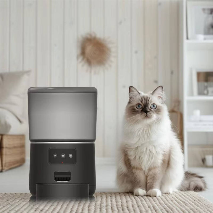 Automatic Pet Feeder Stainless Steel Bowl App Controlled