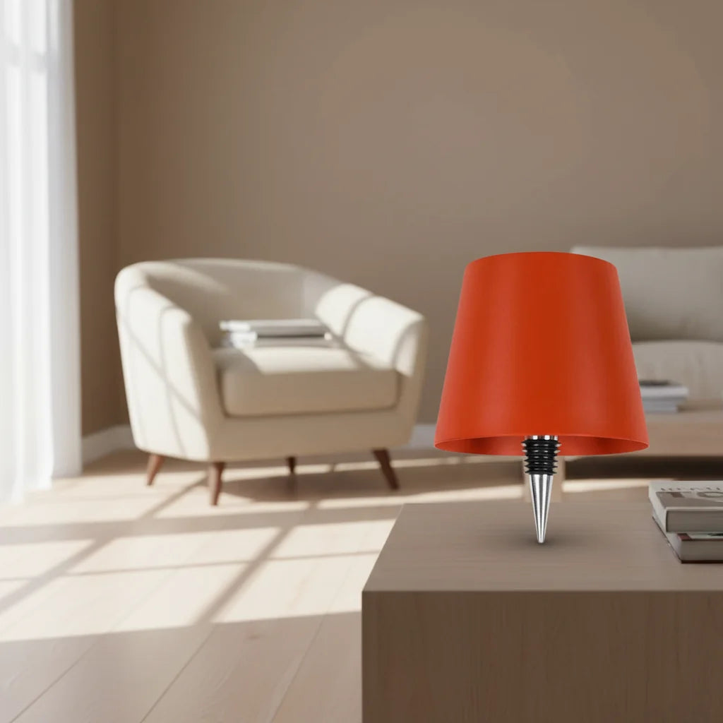 Bottle Table Lamp Iron | USB Rechargeable LED Cap with 3 Light Tones | Cordless Mood Lighting for Desk, Shelf &amp; Events 11