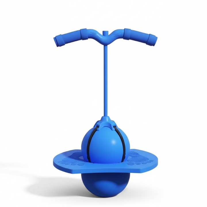 Balance Hop Ball for Kids | Removable Foam Handles for All Skill Levels | Non-Slip Platform for Indoor and Outdoor Use