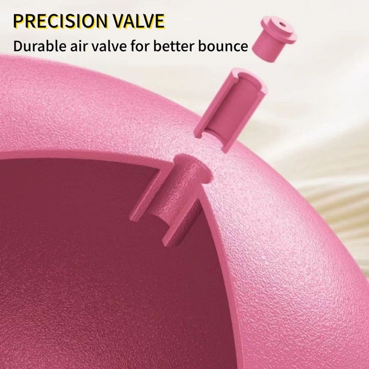 Balance Hop Ball for Kids | Removable Foam Handles for All Skill Levels | Non-Slip Platform for Indoor and Outdoor Use