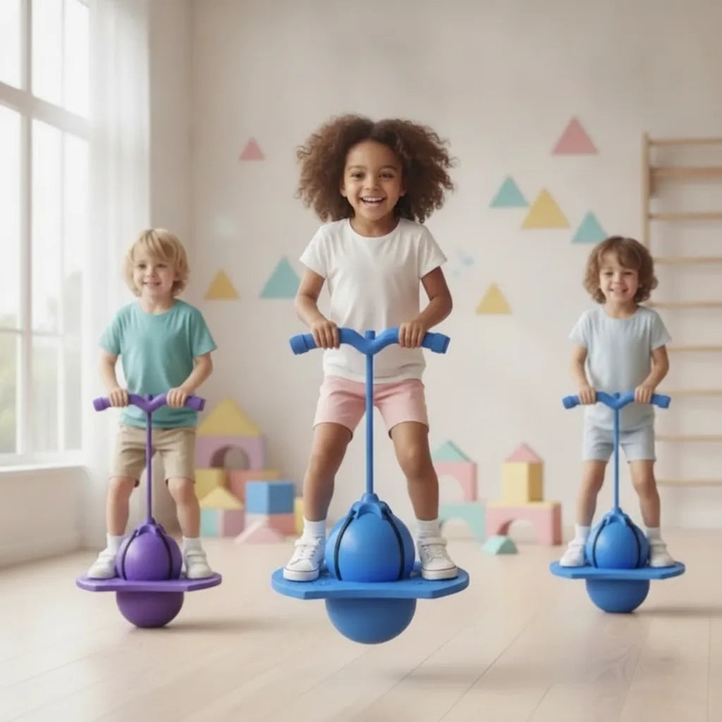 Balance Hopping Ball | Pogo Jumper with Handlebar for Kids