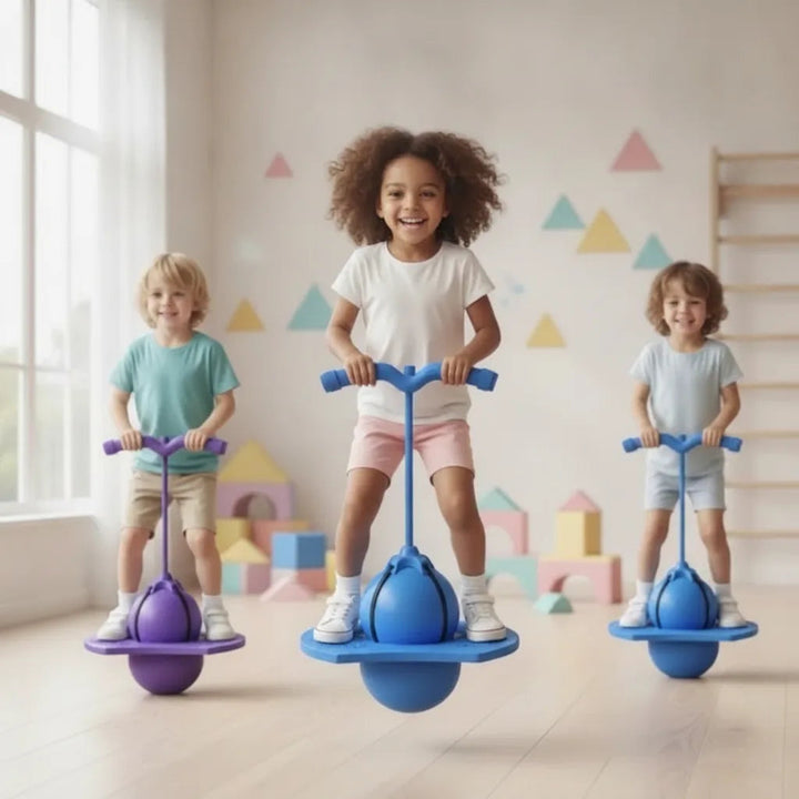 Balance Hopping Ball | Pogo Jumper with Handlebar for Kids