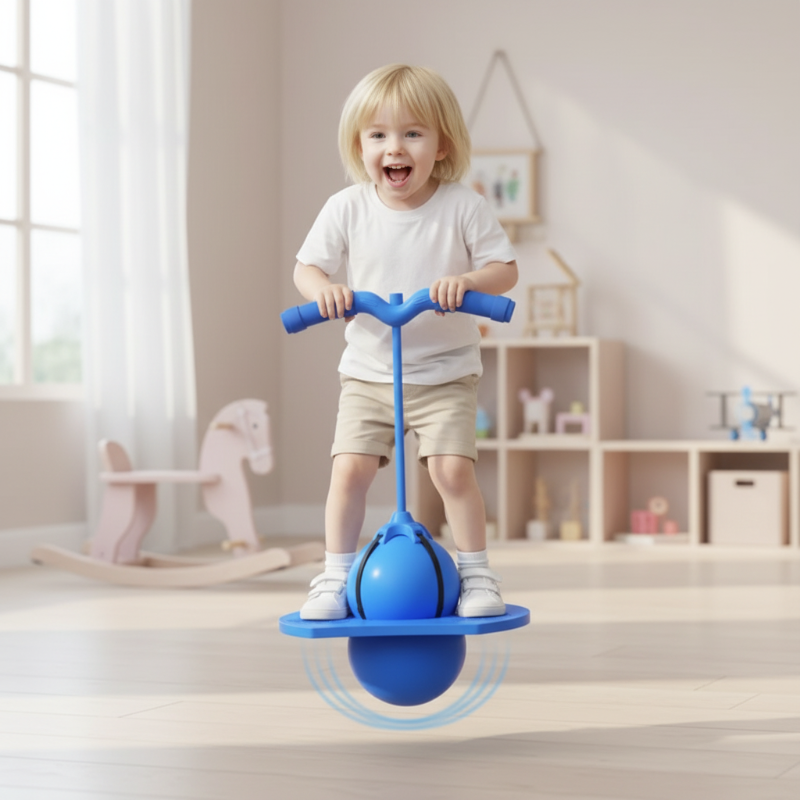 Balance Hopping Ball | Pogo Jumper with Handlebar for Kids