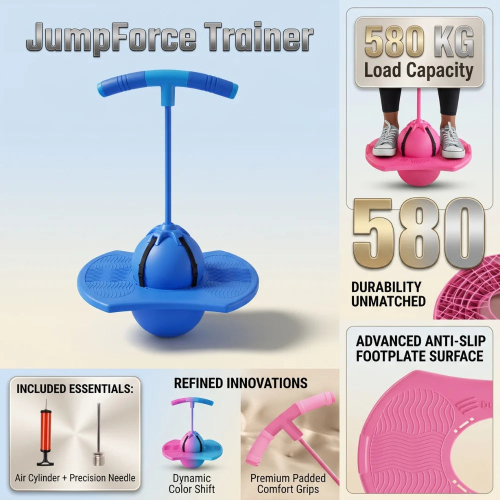 Balance Jumping Ball Toy | Winged Deck, Pump Included