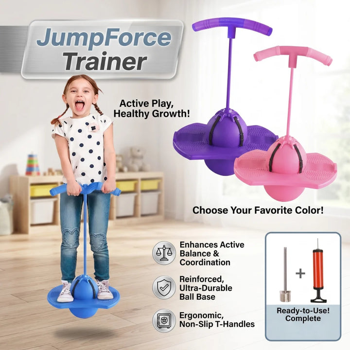 Balance Jumping Ball Toy | Winged Deck, Pump Included