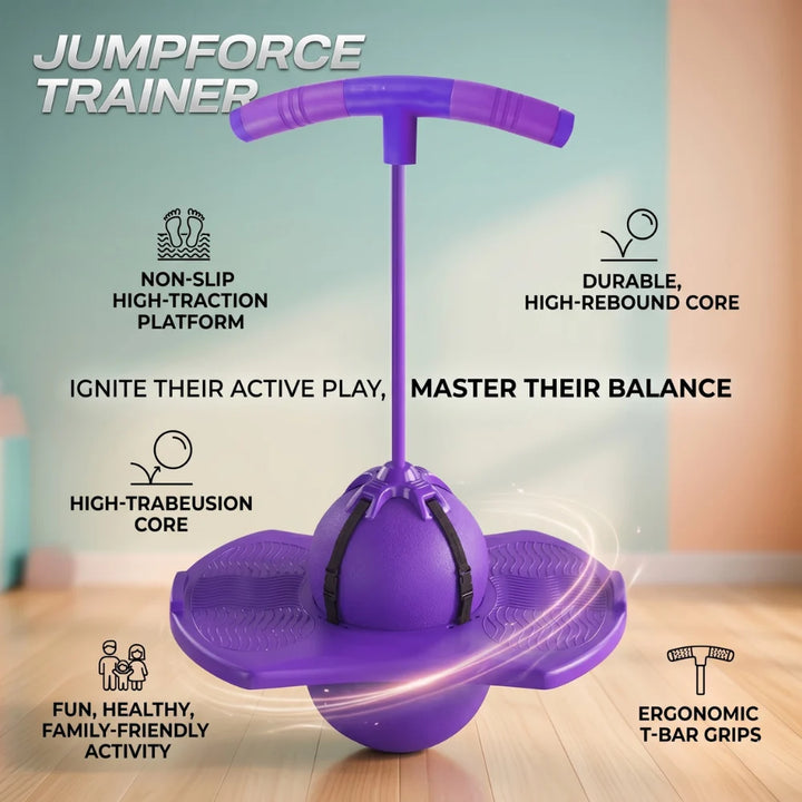 Balance Jumping Ball Toy | Winged Deck, Pump Included