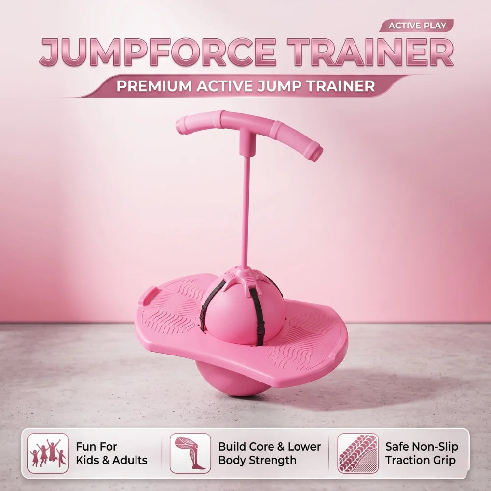 Balance Jumping Ball Toy | Winged Deck, Pump Included
