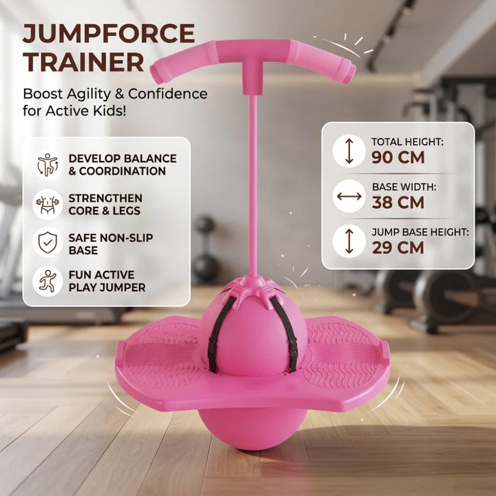 Balance Jumping Ball Toy | Winged Deck, Pump Included