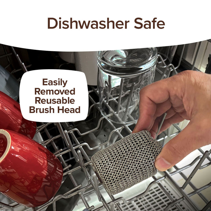 Barbecue Grill Brush | Cordless Bristle-Free Cleaner