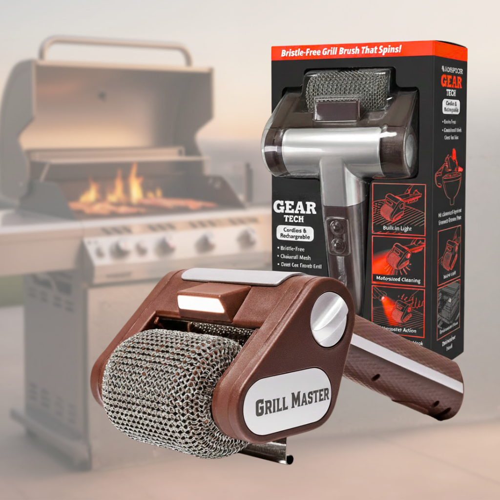 Barbecue Grill Brush | Cordless Bristle-Free Cleaner