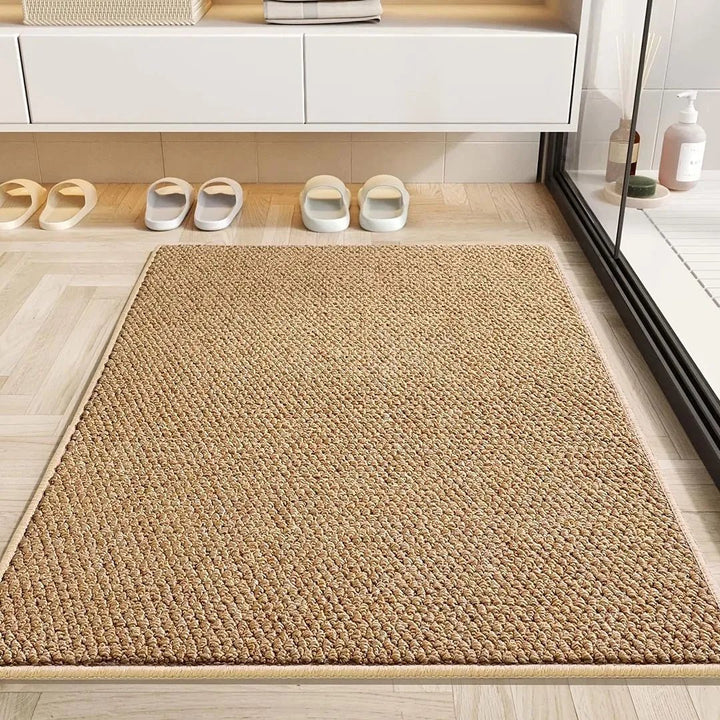 Bath Mat | Absorbent Quick-Dry Looped Pile with Low Profile and Bound Edge