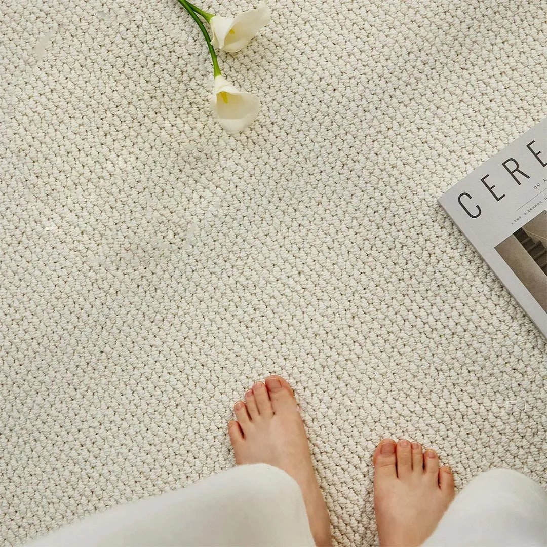 Bath Mat | Absorbent Quick-Dry Looped Pile with Low Profile and Bound Edge