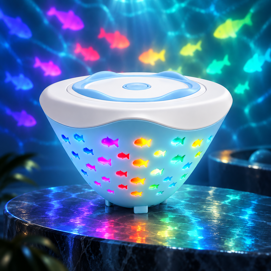 Rotating Bath Light Projector Water-Safe Night Lamp 1