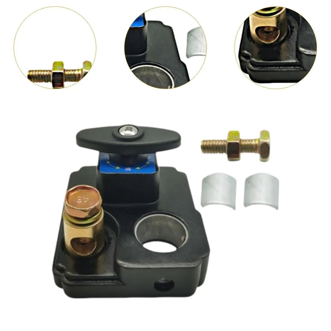 Battery Isolator Switch 12 V 24 V Inline Copper with Twist-Action Lever