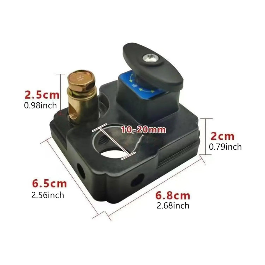 Battery Isolator Switch 12 V 24 V Inline Copper with Twist-Action Lever