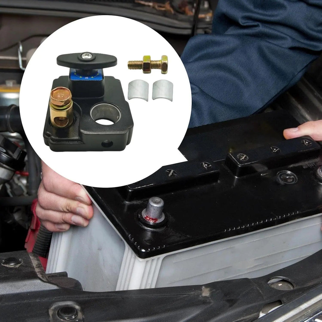 Battery Isolator Switch 12 V 24 V Inline Copper with Twist-Action Lever
