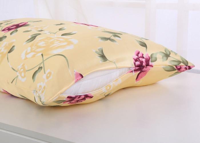 Bedside Pillowcase Mulberry Hypoallergenic with Envelope Closure