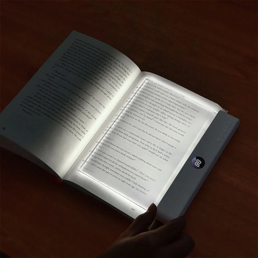 Bedside Reading Light | Focused Beam Keeps Partner in the Dark | Flicker-Free Panel with Micro-Etched Lens for Shadow-Free Clarity