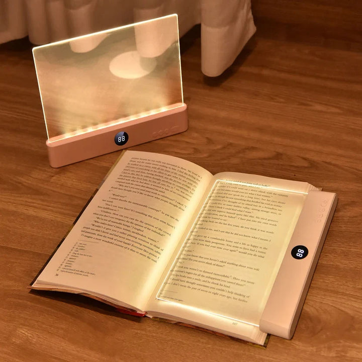 Bedside Reading Light | Focused Beam Keeps Partner in the Dark | Flicker-Free Panel with Micro-Etched Lens for Shadow-Free Clarity