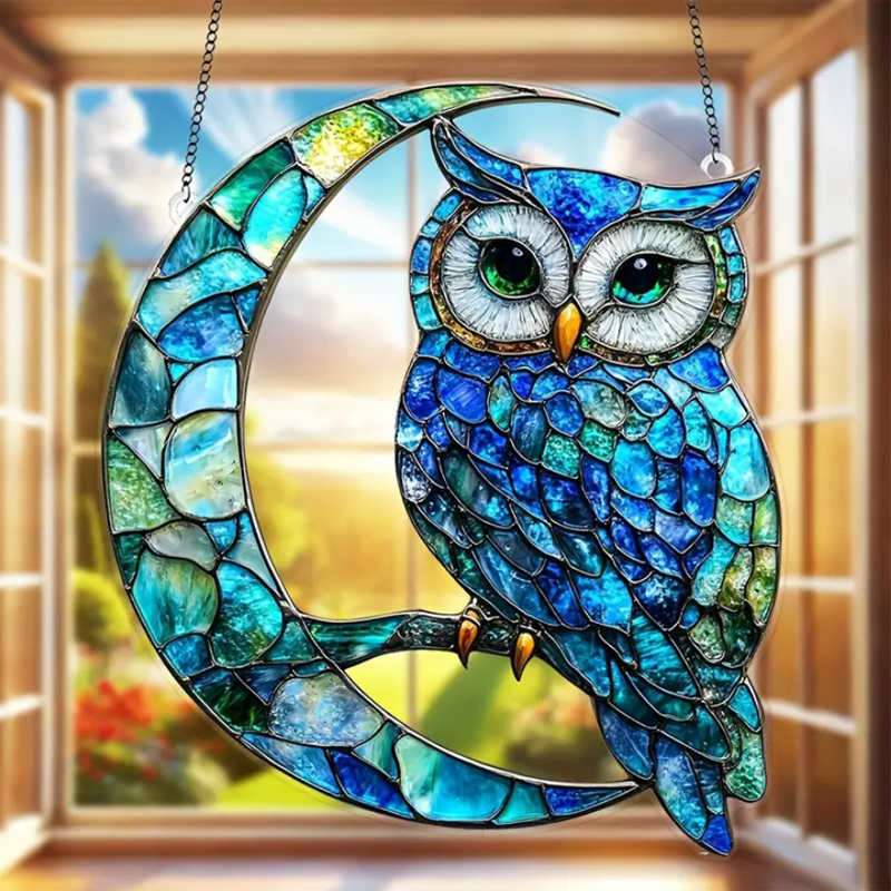 Bird Wall Art Acrylic Colourful Lightweight with Easy Repositioning