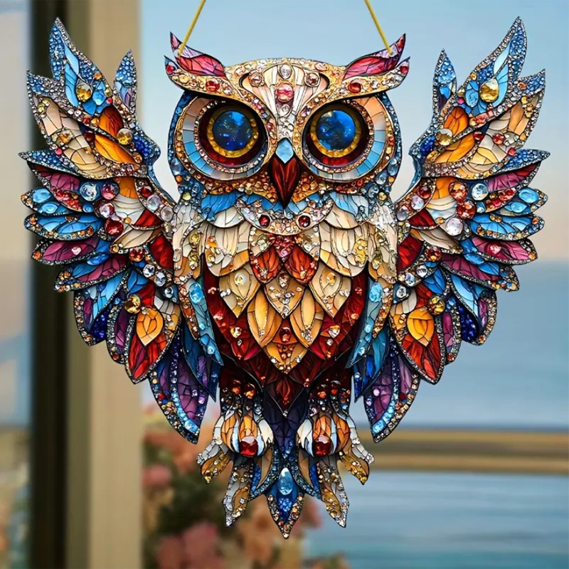 Bird Wall Art Acrylic Colourful Lightweight with Easy Repositioning
