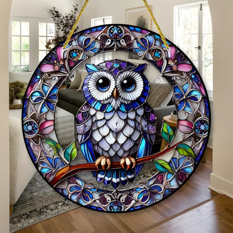 Bird Wall Art Acrylic Colourful Lightweight with Easy Repositioning