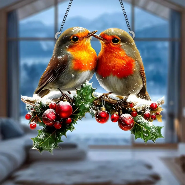 Bird Wall Art Acrylic Colourful Lightweight with Easy Repositioning