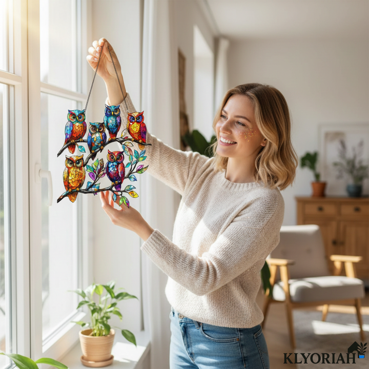Bird Wall Art Acrylic Colourful Lightweight with Easy Repositioning