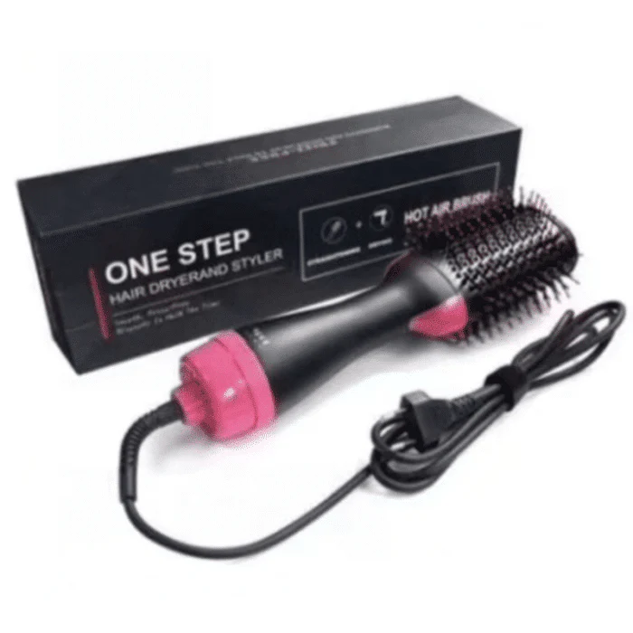 Blow Dry Brush with Ceramic Coating | 1000W Hot Air Styler with 4 Heat Settings | Smooths, Dries and Adds Volume in One Step