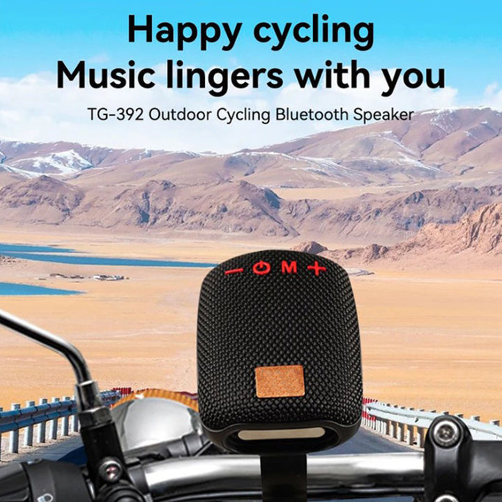 Bluetooth Bike Speaker Handlebar Mount Waterproof with Hands-Free Calling