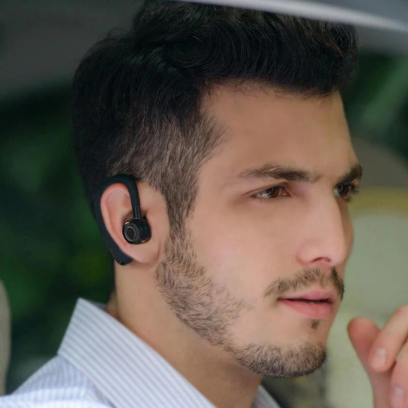 Bluetooth Hands-Free Headset Voice Command Noise Cancellation