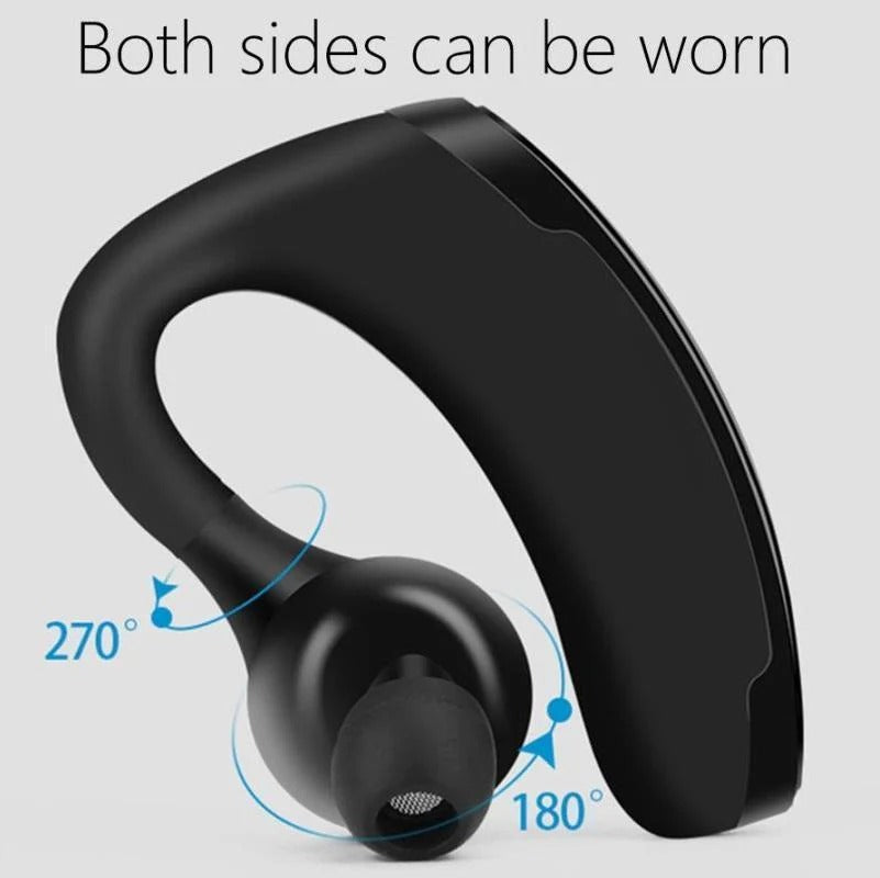 Bluetooth Hands-Free Headset Voice Command Noise Cancellation