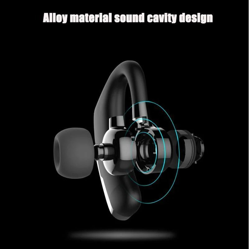 Bluetooth Hands-Free Headset Voice Command Noise Cancellation