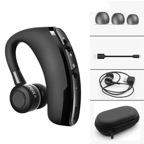 Bluetooth Hands-Free Headset Voice Command Noise Cancellation
