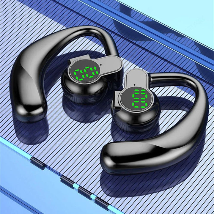 Bluetooth Headphones Open-Ear Wireless Touch Control with 20-Hour Battery