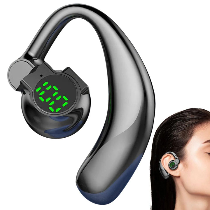 Bluetooth Headphones Open-Ear Wireless Touch Control with 20-Hour Battery