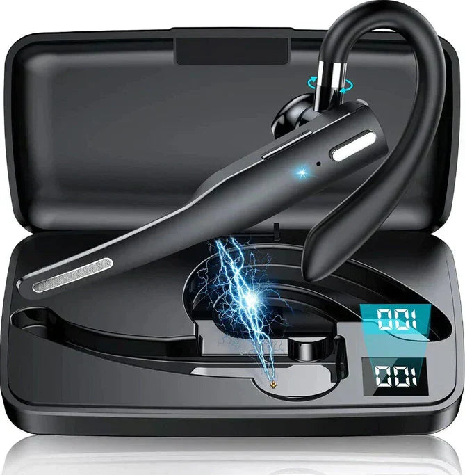 Bluetooth Headset Wireless Noise-Cancelling with 25-Hour Battery Life