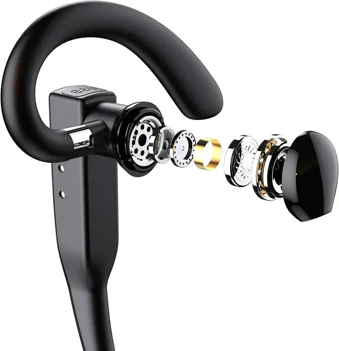 Bluetooth Headset Wireless Noise-Cancelling with 25-Hour Battery Life