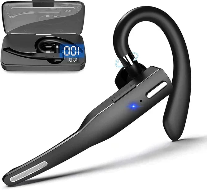 Bluetooth Headset Wireless Noise-Cancelling with 25-Hour Battery Life