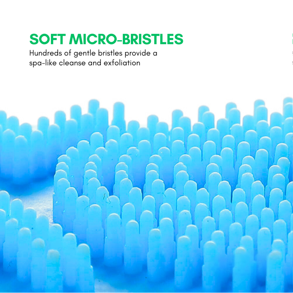 Silicone Body Scrubber Exfoliating Shower Brush | Dual-Sided Textured Massage Surface | Stretch Grip for Daily Bath Care 4