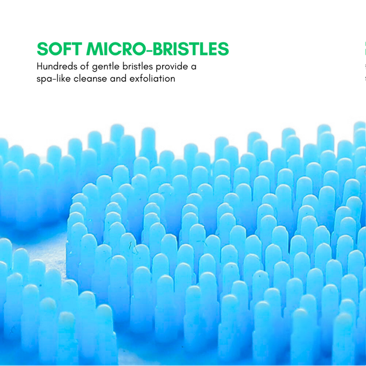 Silicone Body Scrubber Exfoliating Shower Brush | Dual-Sided Textured Massage Surface | Stretch Grip for Daily Bath Care 4