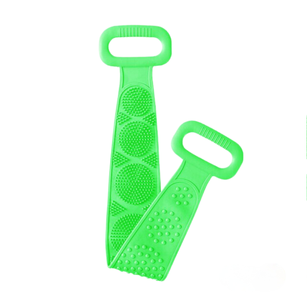 Silicone Body Scrubber Exfoliating Shower Brush | Dual-Sided Textured Massage Surface | Stretch Grip for Daily Bath Care 7