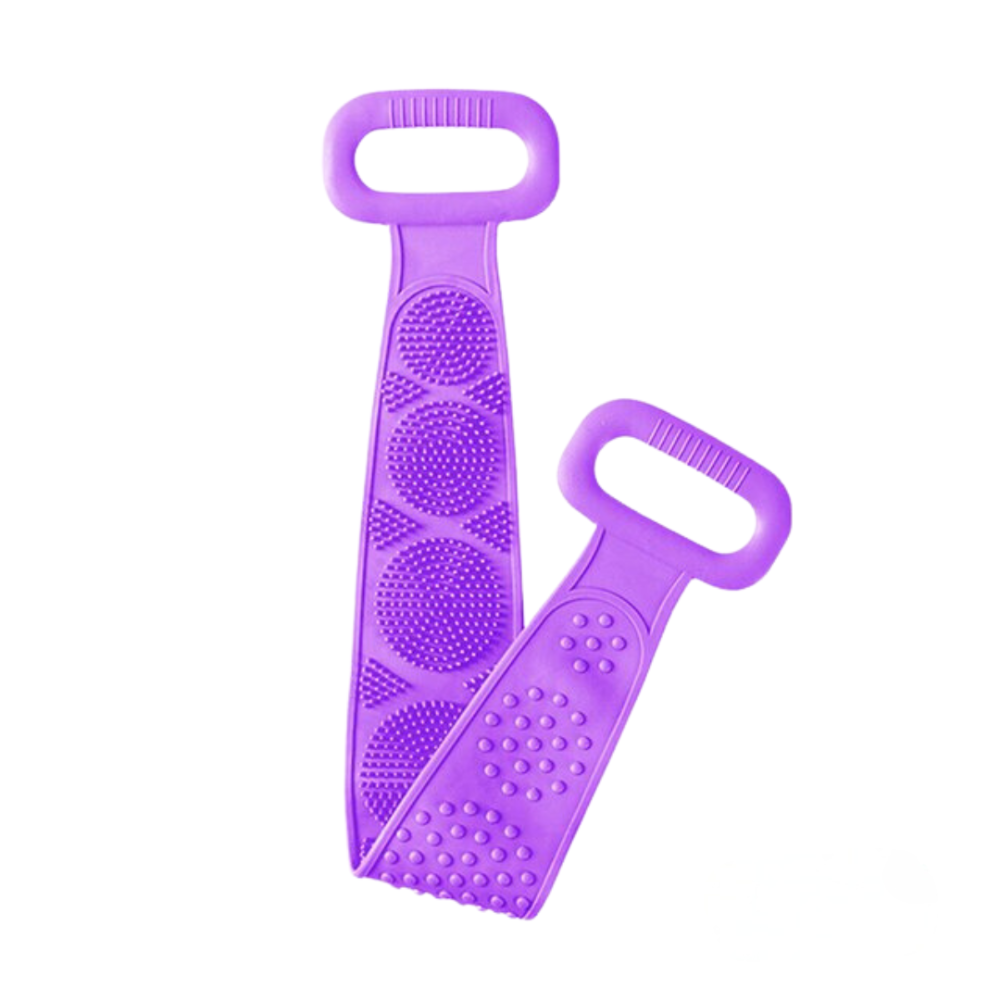 Silicone Body Scrubber Exfoliating Shower Brush | Dual-Sided Textured Massage Surface | Stretch Grip for Daily Bath Care 6