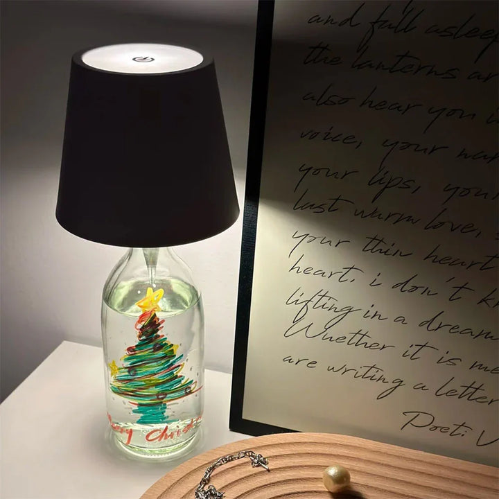 Bottle Lamp Converter LED Topper 10.5 x 14.5 cm | 12 Colours, Dimmable | USB-C Rechargeable, 18–24 Hour Battery