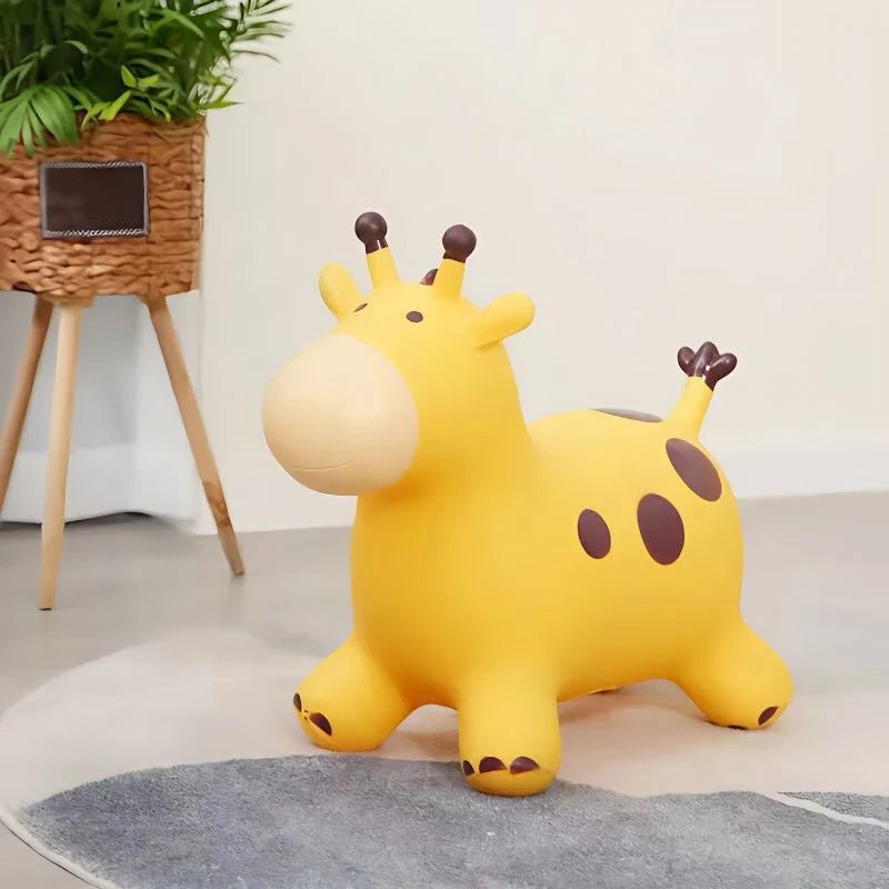 Bouncy Animal Hopper Thickened Rubber Ride-On with 30 Built-In Songs