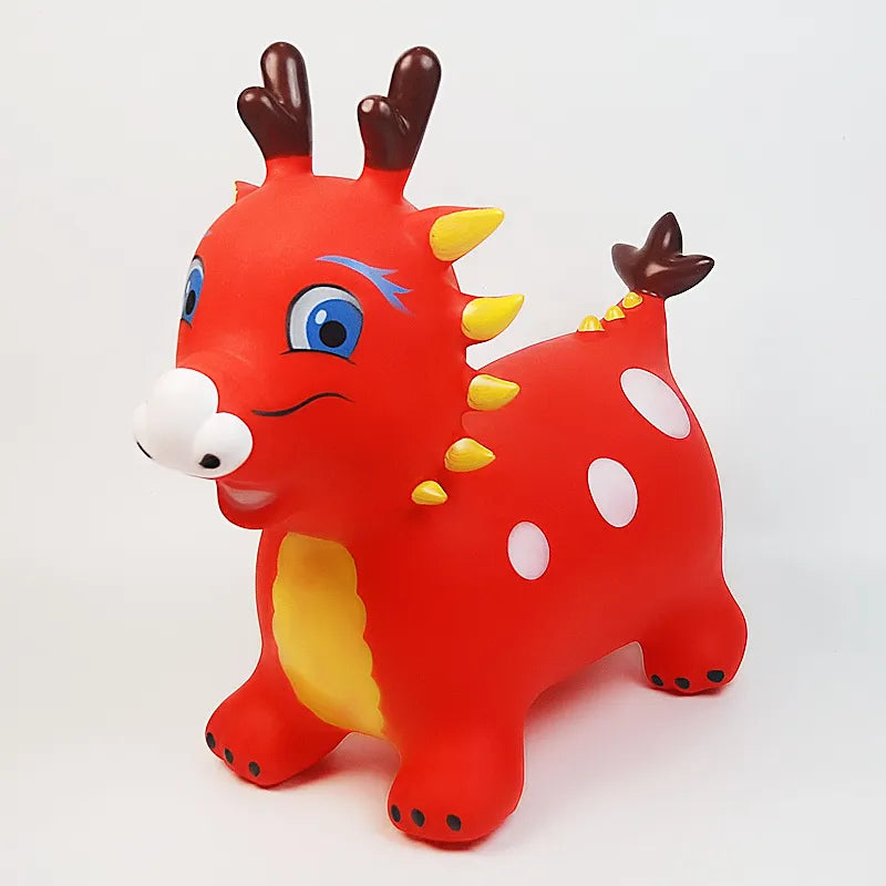 Bouncy Animal Hopper Thickened Rubber Ride-On with 30 Built-In Songs